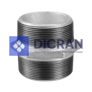 NIPLE TUERCA galvanizado Dicran