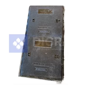 TAPA DUCTIL MARCO DOBLE CON TRAVESAÑO